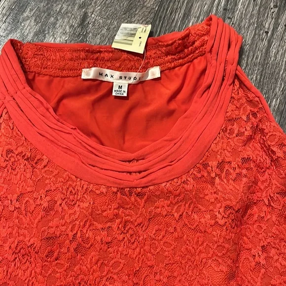 Max studio size M coral color new with tags lined - Picture 2 of 7